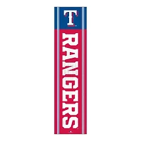 Texas Rangers 48" Team Name with Logo Leaner