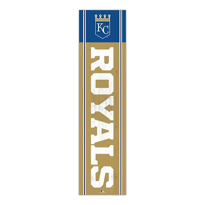 Kansas City Royals 48" Team Name with Logo Leaner