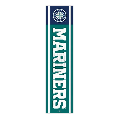 Seattle Mariners 48" Team Name with Logo Leaner