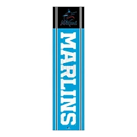 Miami Marlins 48" Team Name with Logo Leaner