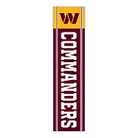 Washington Commanders 48" Team Name with Logo Leaner
