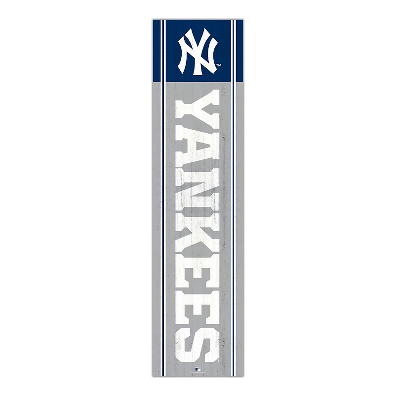 New York Yankees 48" Team Name with Logo Leaner