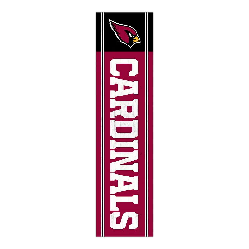 Arizona Cardinals 48" Team Name with Logo Leaner
