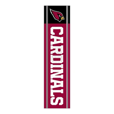 Arizona Cardinals 48" Team Name with Logo Leaner