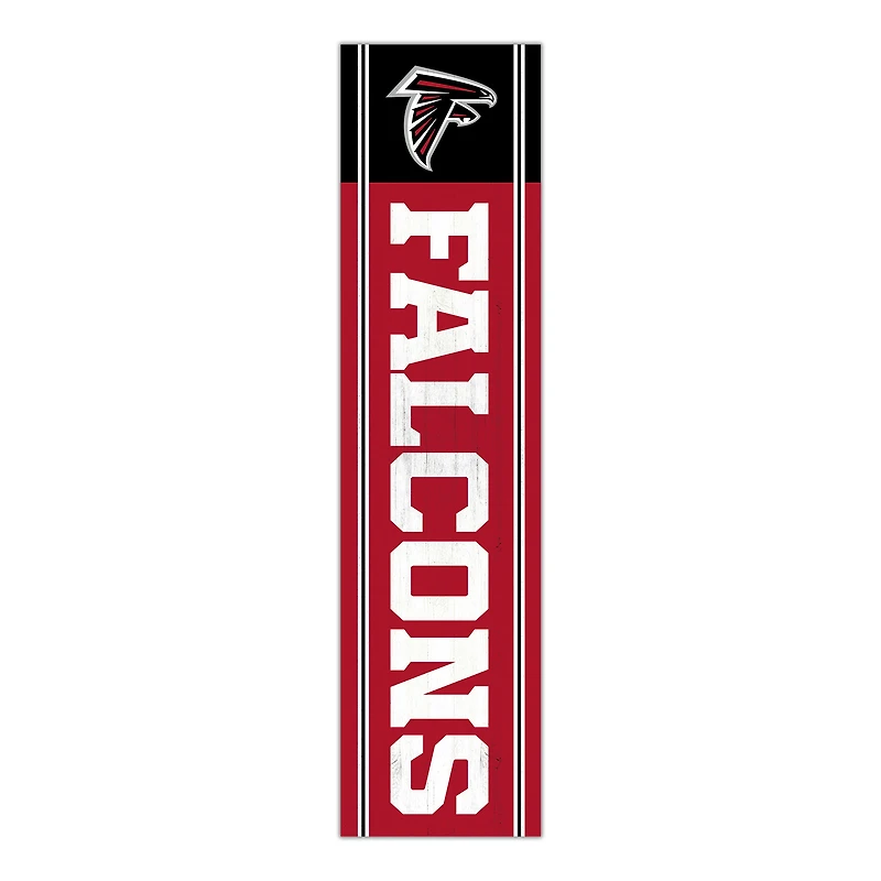 Atlanta Falcons 48" Team Name with Logo Leaner
