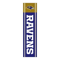 Baltimore Ravens 48" Team Name with Logo Leaner