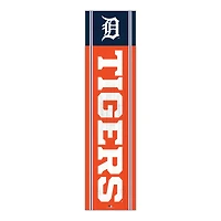 Detroit Tigers 48" Team Name with Logo Leaner
