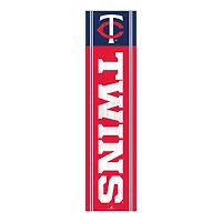 Minnesota Twins 48" Team Name with Logo Leaner