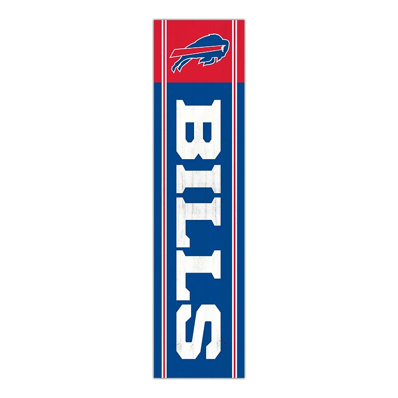 Buffalo Bills 48" Team Name with Logo Leaner