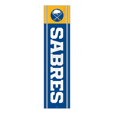 Buffalo Sabres 48" Team Name with Logo Leaner