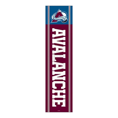Colorado Avalanche 48" Team Name with Logo Leaner