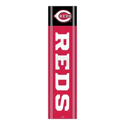 Cincinnati Reds 48" Team Name with Logo Leaner