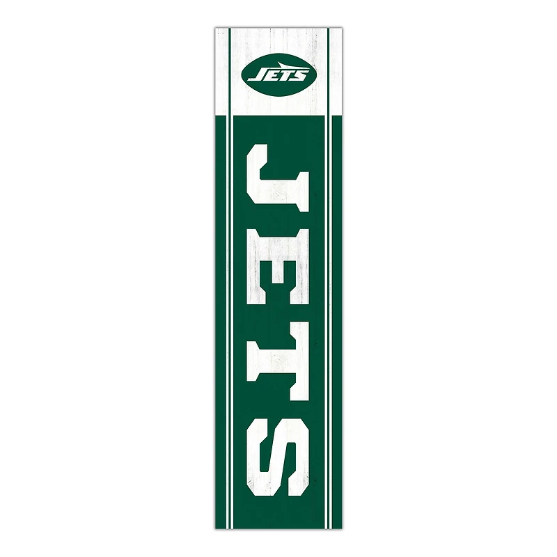 New York Jets 48" Team Name with Logo Leaner