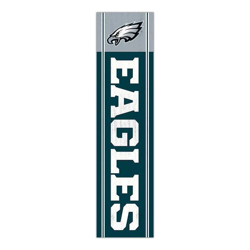 Philadelphia Eagles 48" Team Name with Logo Leaner