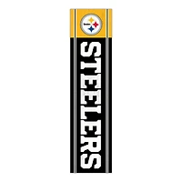 Pittsburgh Steelers 48" Team Name with Logo Leaner