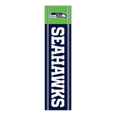 Seattle Seahawks 48" Team Name with Logo Leaner