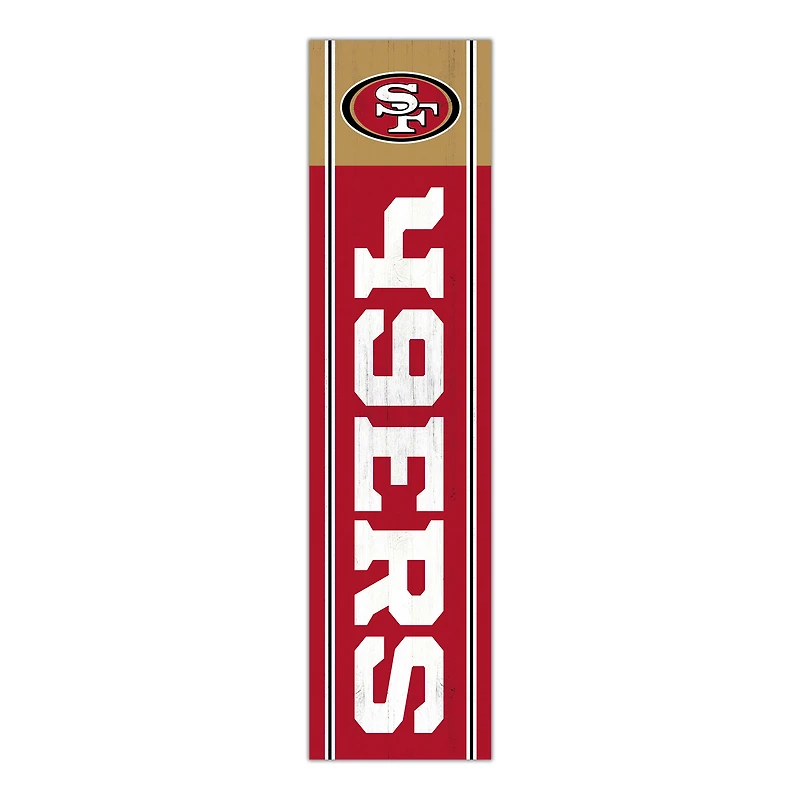 San Francisco 49ers 48" Team Name with Logo Leaner