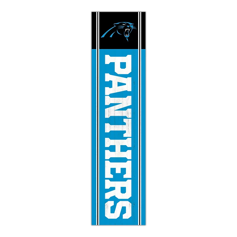 Carolina Panthers 48" Team Name with Logo Leaner