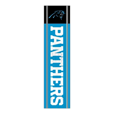 Carolina Panthers 48" Team Name with Logo Leaner