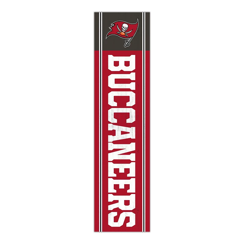 Tampa Bay Buccaneers 48" Team Name with Logo Leaner