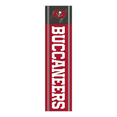 Tampa Bay Buccaneers 48" Team Name with Logo Leaner