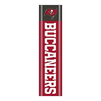 Tampa Bay Buccaneers 48" Team Name with Logo Leaner