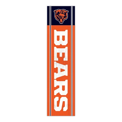 Chicago Bears 48" Team Name with Logo Leaner
