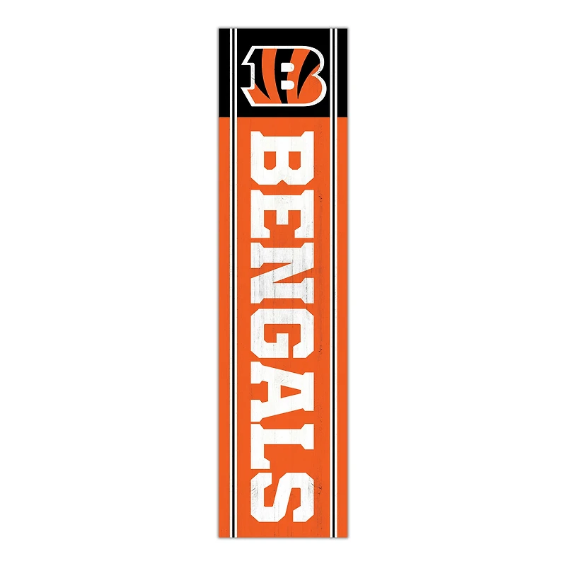 Cincinnati Bengals 48" Team Name with Logo Leaner