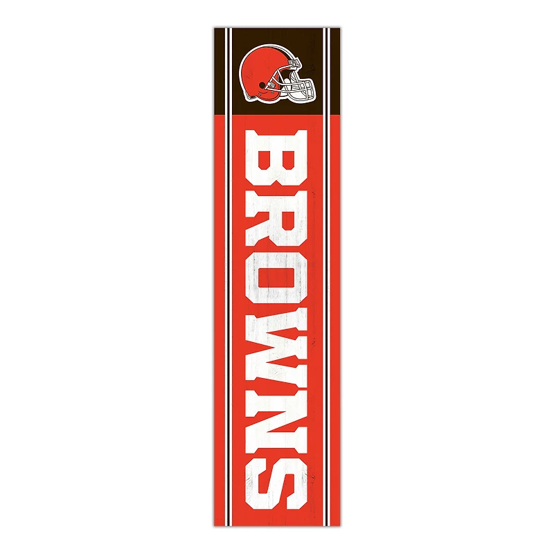 Cleveland Browns 48" Team Name with Logo Leaner