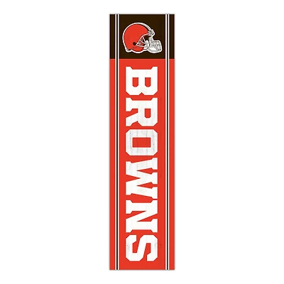 Cleveland Browns 48" Team Name with Logo Leaner