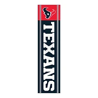 Houston Texans 48" Team Name with Logo Leaner