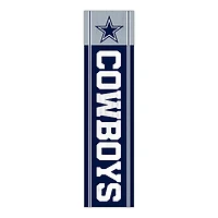 Dallas Cowboys 48" Team Name with Logo Leaner