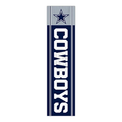 Dallas Cowboys 48" Team Name with Logo Leaner