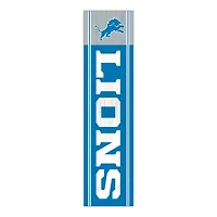 Detroit Lions 48" Team Name with Logo Leaner
