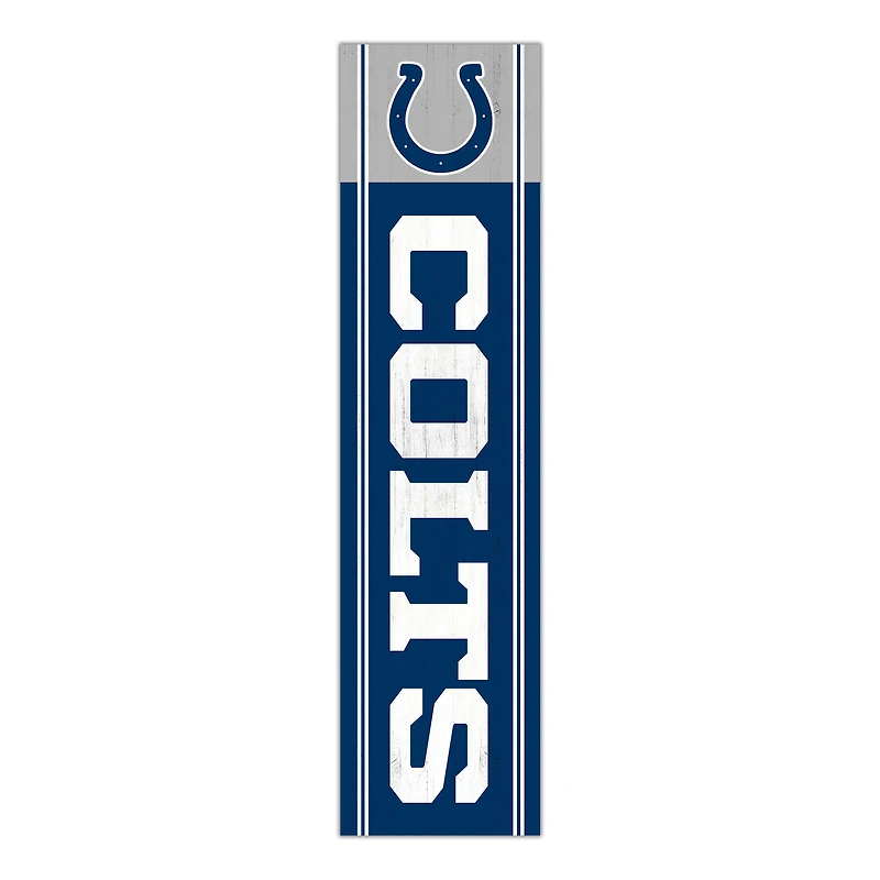Indianapolis Colts 48" Team Name with Logo Leaner