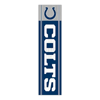 Indianapolis Colts 48" Team Name with Logo Leaner
