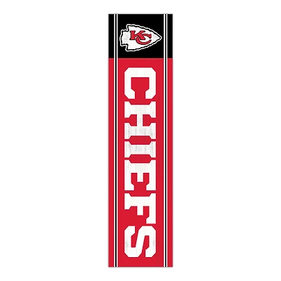 Kansas City Chiefs 48" Team Name with Logo Leaner