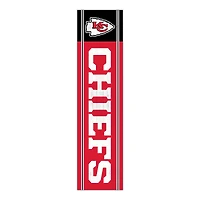 Kansas City Chiefs 48" Team Name with Logo Leaner