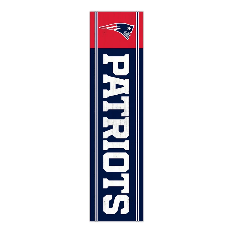 New England Patriots 48" Team Name with Logo Leaner