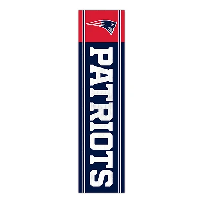 New England Patriots 48" Team Name with Logo Leaner