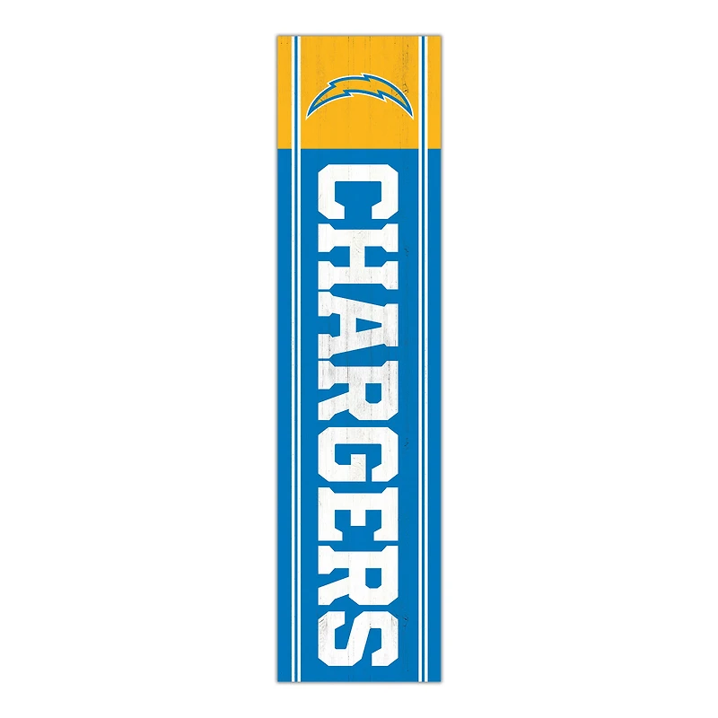 Los Angeles Chargers 48" Team Name with Logo Leaner