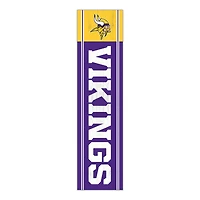 Minnesota Vikings 48" Team Name with Logo Leaner