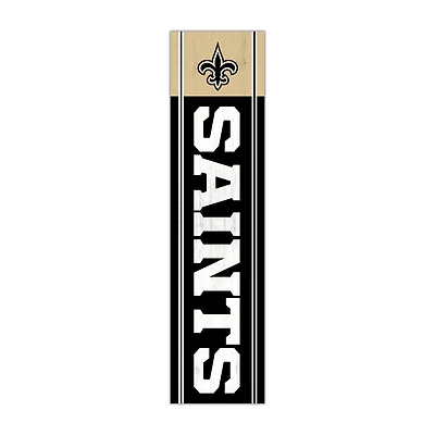 New Orleans Saints 48" Team Name with Logo Leaner