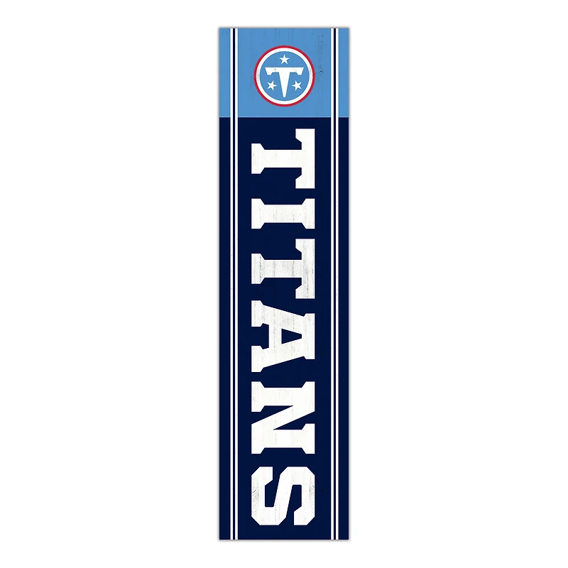 Tennessee Titans 48" Team Name with Logo Leaner