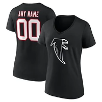 Women's Atlanta Falcons Team Authentic Classic Personalized Name & Number V-Neck T-Shirt