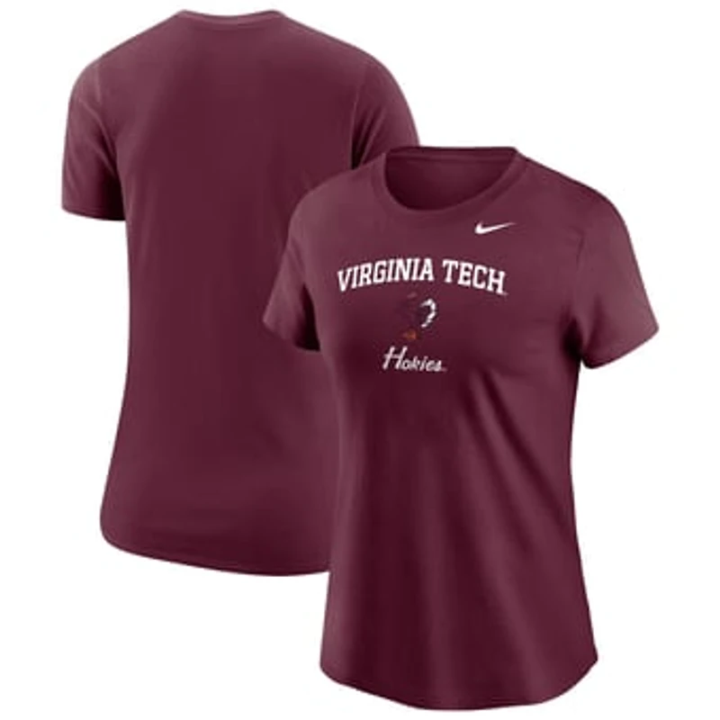 Women's Nike Maroon Virginia Tech Hokies Primary T-Shirt