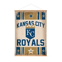 Kansas City Royals 36" x 54" Large Canvas Wall Art Tapestry with Wood Frame