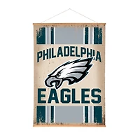 Philadelphia Eagles 36" x 54" Large Canvas Wall Art Tapestry with Wood Frame