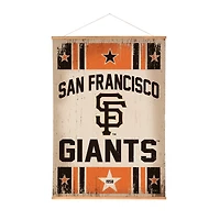 San Francisco Giants 36" x 54" Large Canvas Wall Art Tapestry with Wood Frame