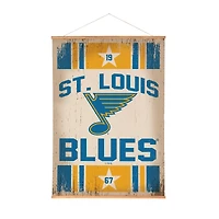 St. Louis Blues 36" x 54" Large Canvas Wall Art Tapestry with Wood Frame
